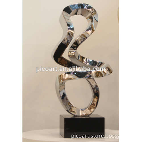 Stainless steel garden sculpture abstract art polished sculpture manufactures in CHINA
